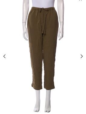 XiRENA Olive Drawstring Cropped Pants